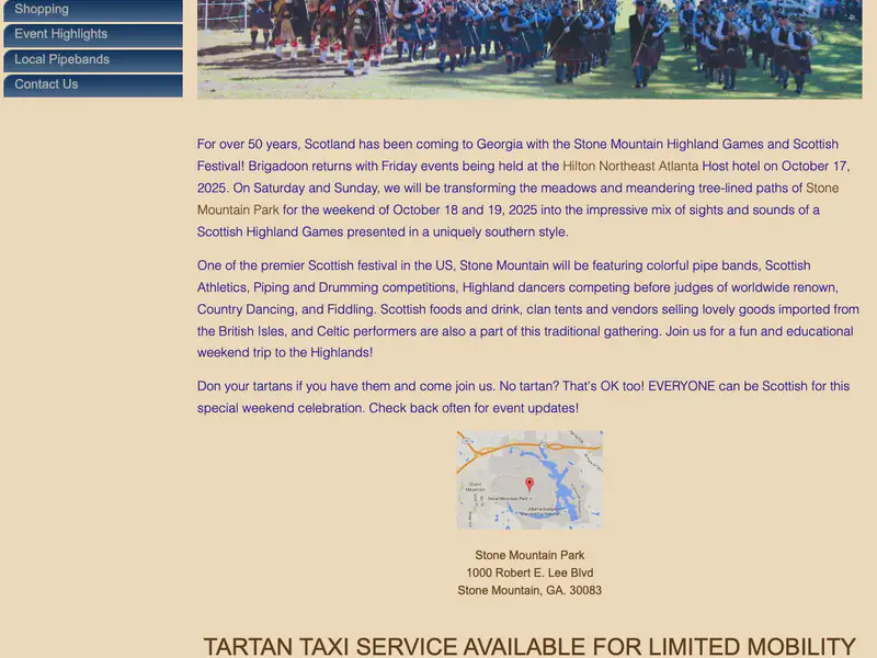 Stone Mountain Highland Games and Scottish Festival