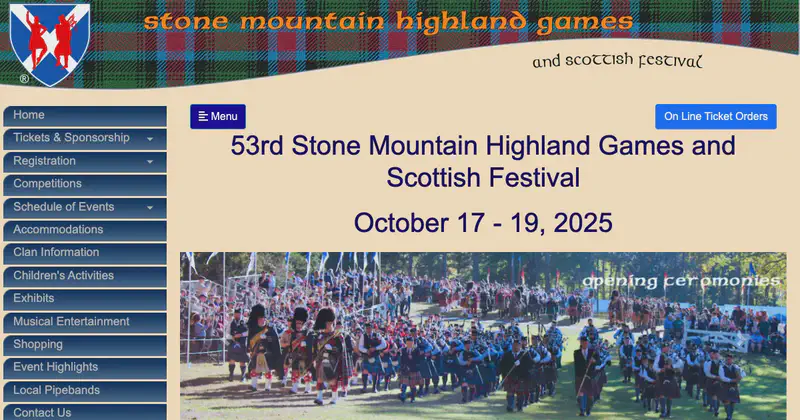Stone Mountain Highland Games and Scottish Festival