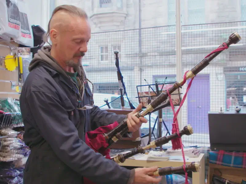The last artisan bagpipe workshop in Scotland's capital is keeping over 600 years of heritage alive ...