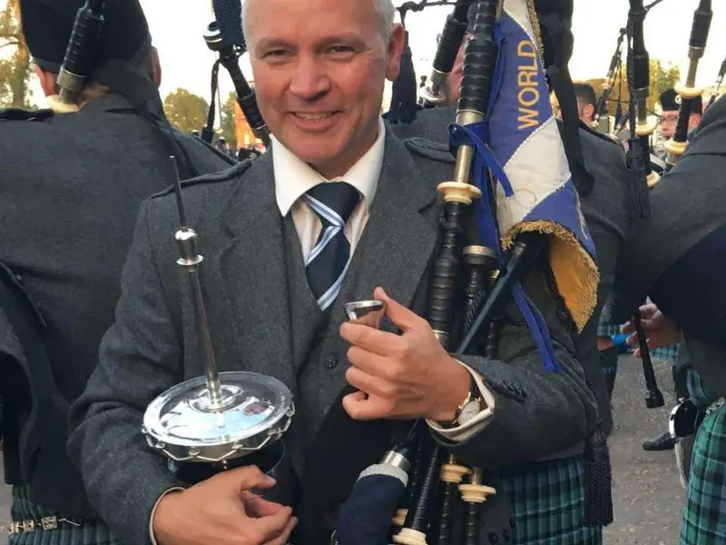 World Champion Pipe Major in Australia