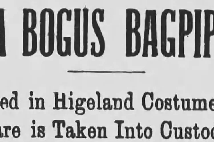 the bogus bagpiper