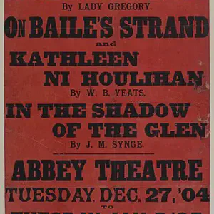 Premiere of Yeats 'Cathleen ni Houlihan' starring Maud Gonne
