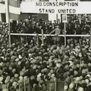 A general strike takes place throughout Ireland against the British governments attempts to introduce conscription