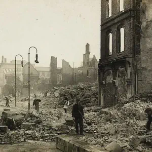 Cork City was burnt out by the Black and Tans