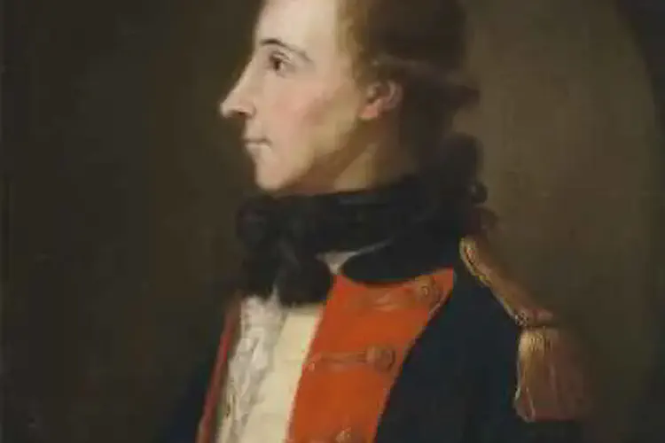 Hours before his execution, Irish Rebel, Wolf Tone suffers a deep wound in his neck