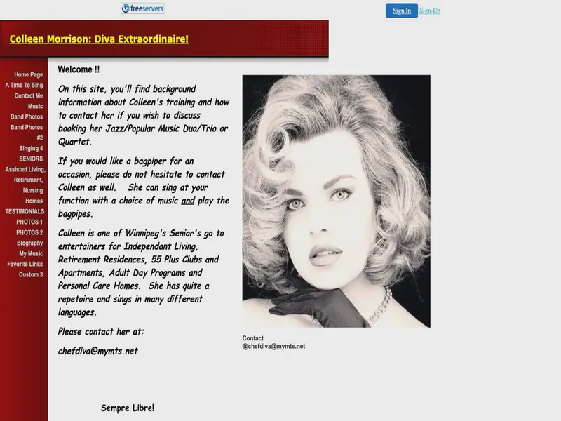 Website preview for colleenmorrison.com
